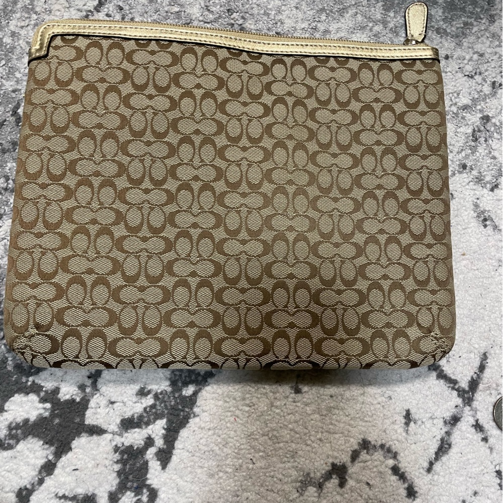 Coach Gold and Pink iPad cover